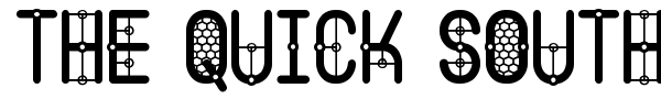 The Quick South St font preview